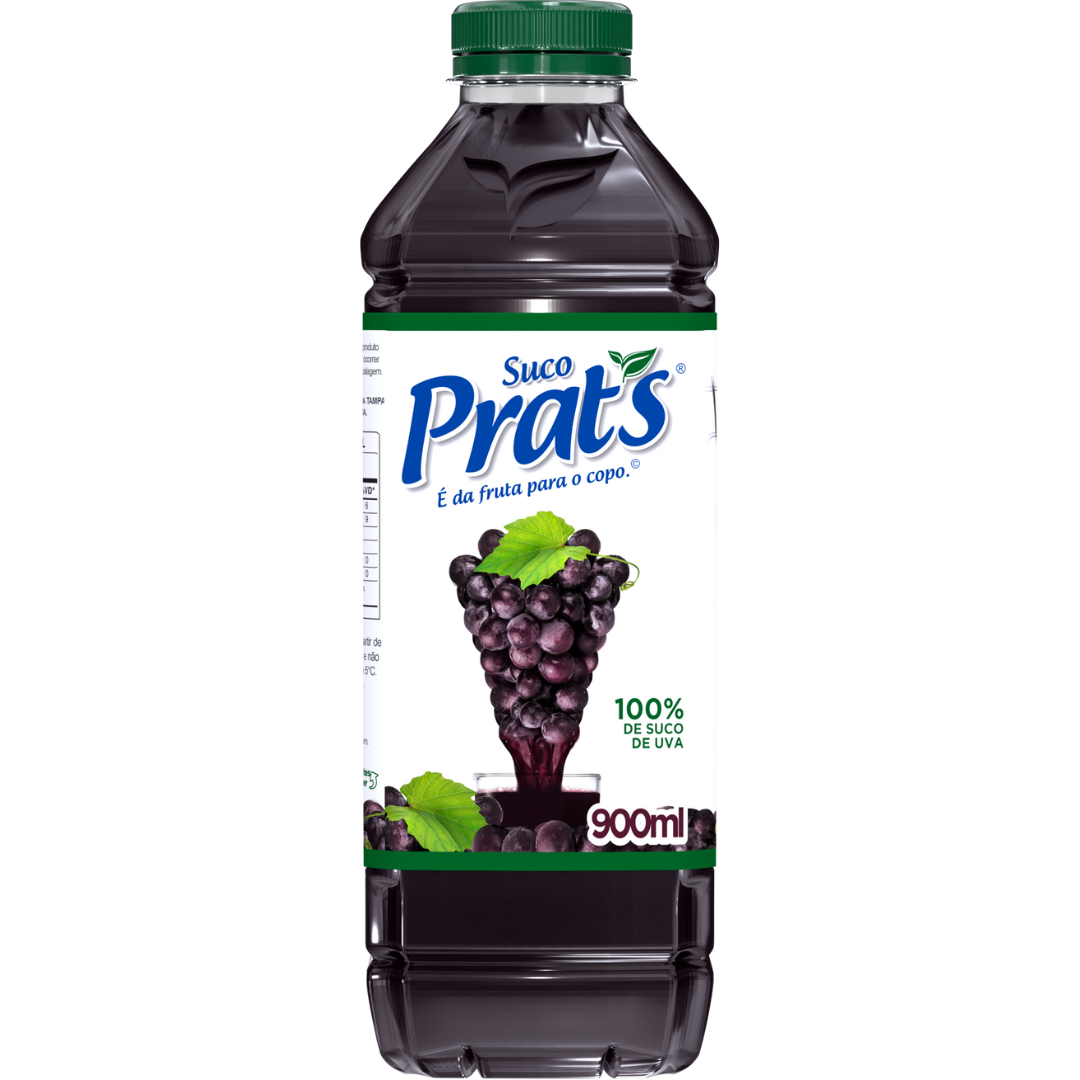 BEB. SUCO PRATS UVA C/ 900 ML