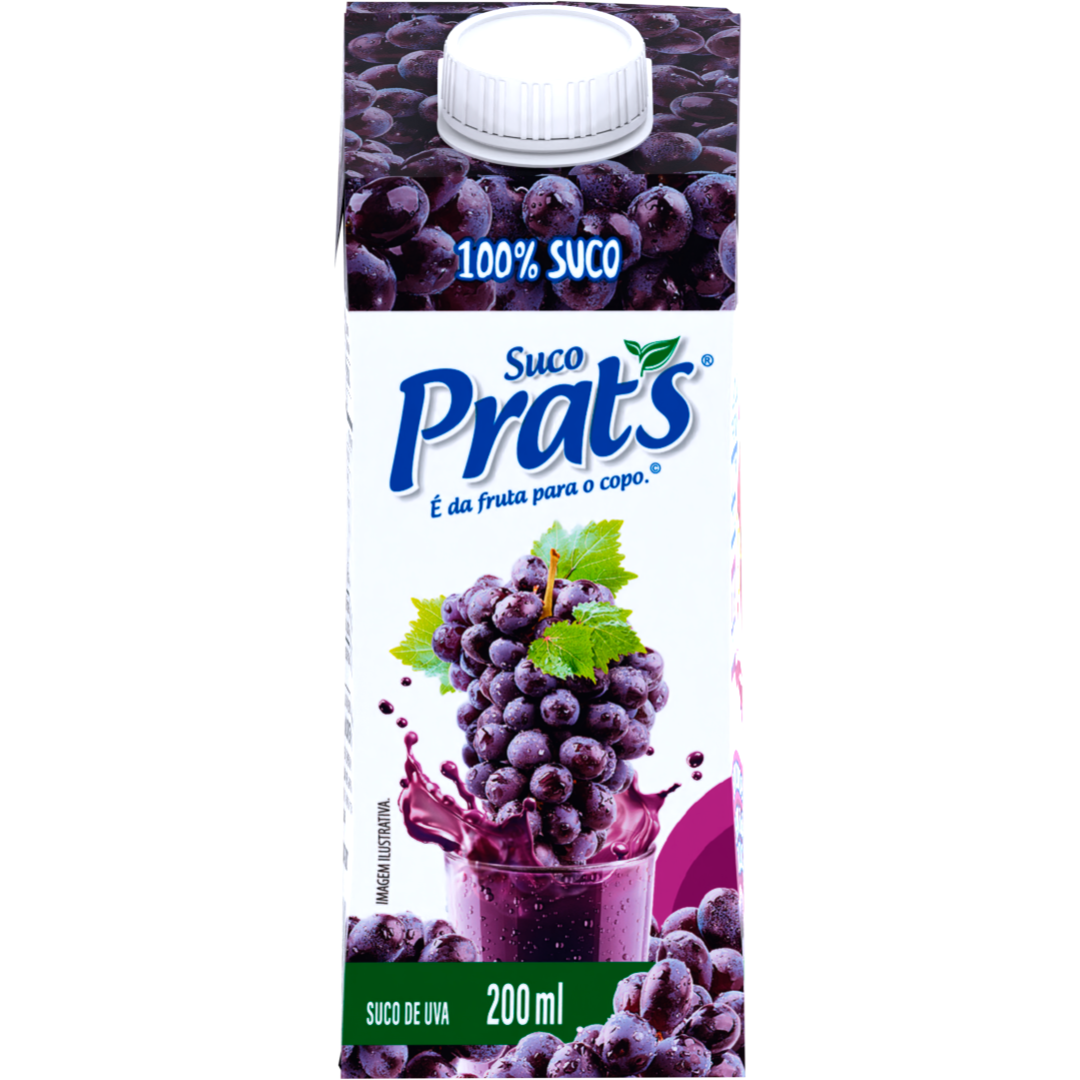 BEB. SUCO PRATS UVA C/ 200 ML